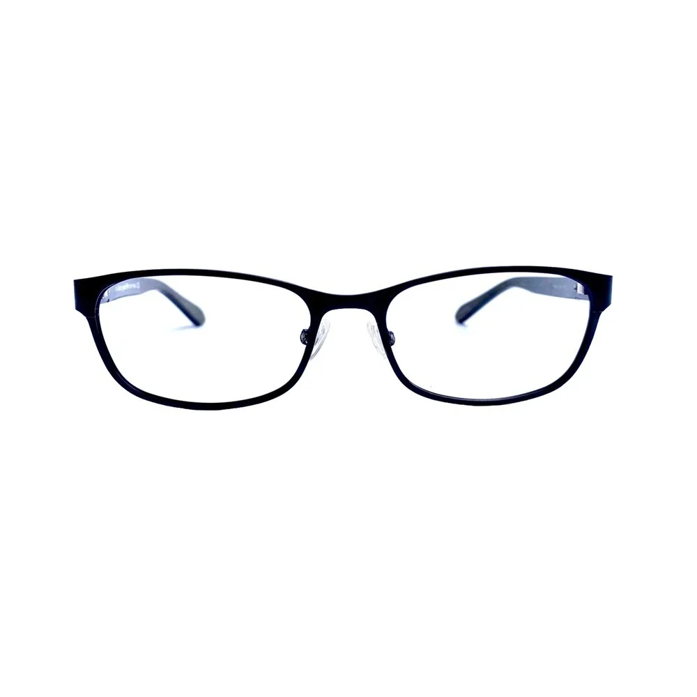 Kate Spade NY Black Oval Metal W Glitter Temples Eyeglasses Jayla 0003 52 17 135